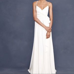JCrew Silk Tricotine Goddess Gown